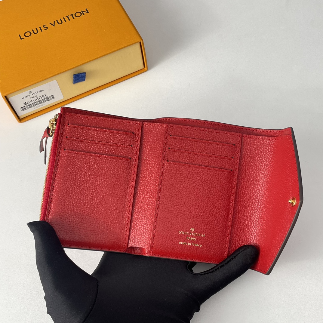 Louis Vuitton LV Victorine Red Wallet