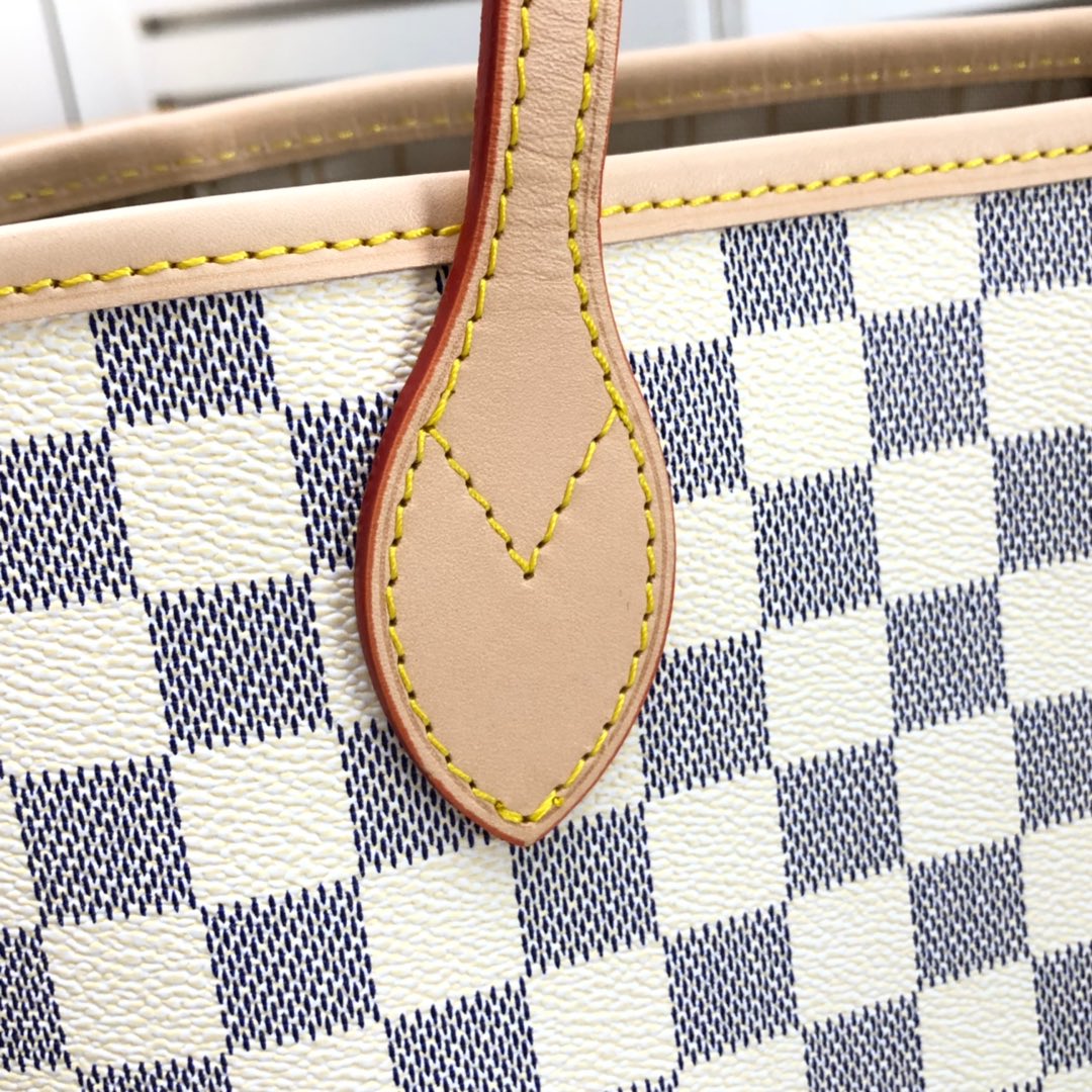 LOUIS VUITTON LV Damier Azur Canvas Neverfull GM - Bag