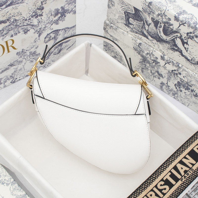 Dior Saddle Latte Grained Calfskin Bags