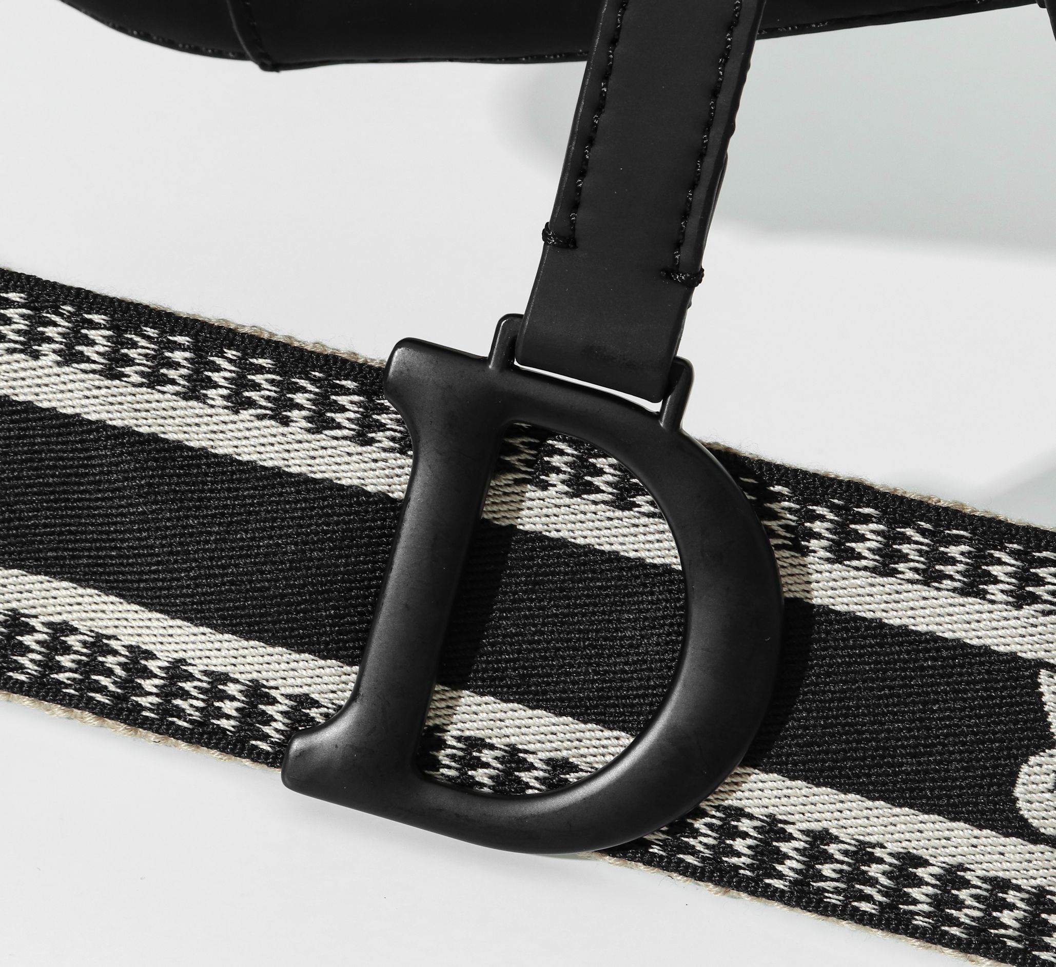 Dior Saddle Black Ultramatte Calfskin Bag