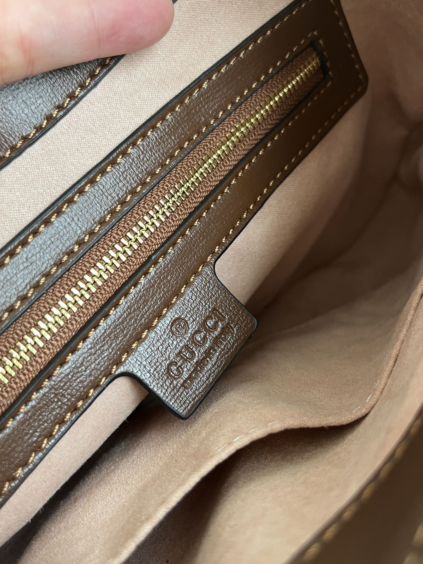 Gucci Jackie 1961 Shoulder Bag Small GG Beige/Ebony - Bag