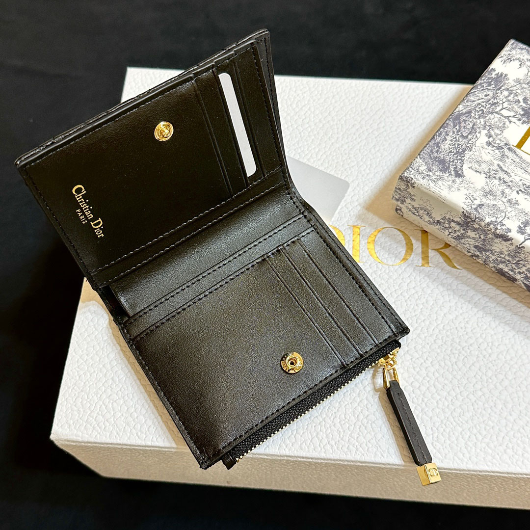 Dior Caro Dahlia Wallet-dark leatherWallet