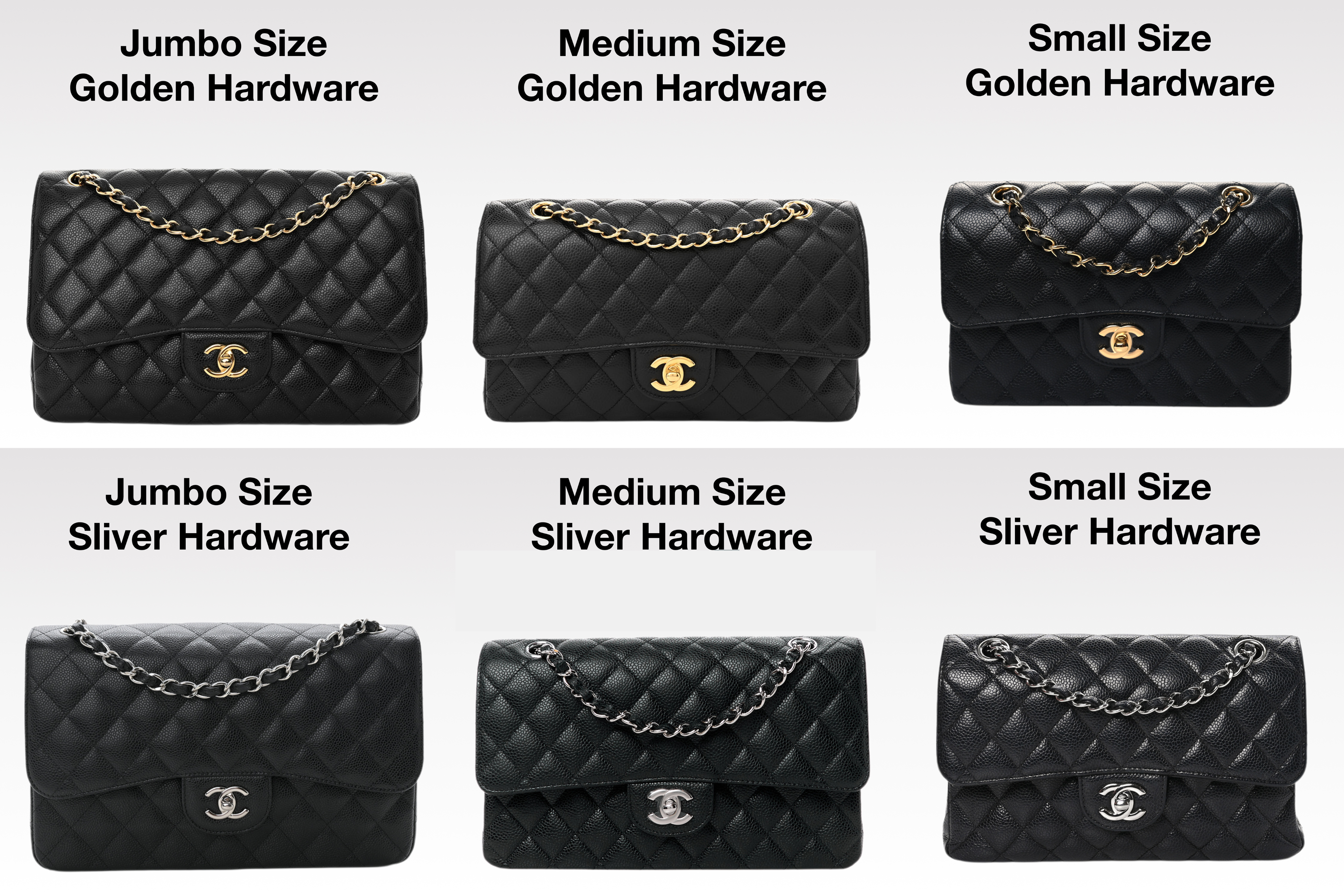 Chanel Classic Flag Bag Medium Classic Double Flap Bag SO Black Crumpled Calfskin Silver Hardware - Bag